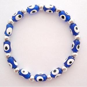 Mode perlée pour bracelet avec matière plastique de conception mauvais œil - Product Image 1