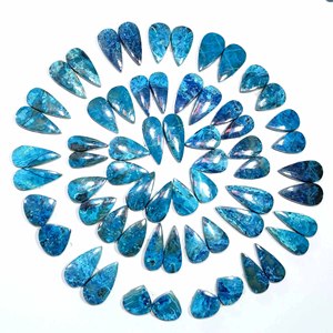 100% Natural Shattuckite par proveedor de piedras preciosas sueltas India precio al por mayor alta calidad cabujón fabricación de joyas de piedras preciosas - Product Image 3