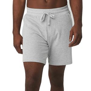Short de Sport en Tissu Éponge Délavé à l'Acide pour Homme Pantalon Cargo Décontracté de Taille Plus XS pour Gym Basketball Fitness-Motif Solide - Product Image 1