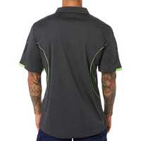Chemise de travail en polyester pour homme, respirante, à séchage rapide, polo à manches courtes, uniforme, vêtement de sport élégant pour l'été, t-shirt de travail
