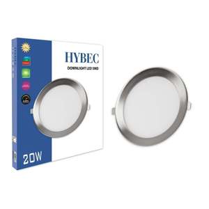 ไฟดาวน์ไลท์ LED แบบฝังสีเงิน 20W 1600lm ทรงกลม ตกแต่งบ้านอย่างมีสไตล์ - Product Image 4