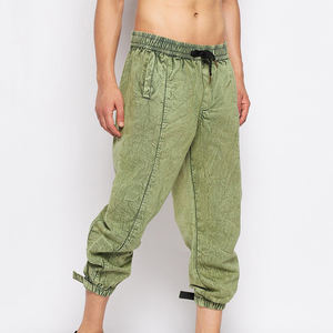 กางเกงคาร์โก้ผู้ชายทรงสลิมฟิตผ้าฝ้ายระบายอากาศได้ดีมีหลายกระเป๋า - Product Image 6