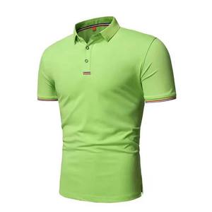 High Street Style hommes pour polos couleur personnalisée coton respirant à manches courtes 220g pour les sports d'été activités d'été - Product Image 2