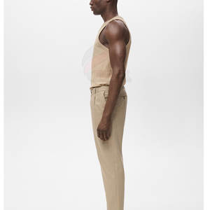 Débardeur pour homme en gros, sans manches, en coton, prix d'usine, débardeur sans manches pour homme, logo personnalisé - Product Image 3