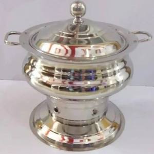 Plat de service de buffet d'hôtel en métal de luxe couvercle en acier inoxydable équipement de restauration chauffe-plats pour buffets traiteur - Product Image 3