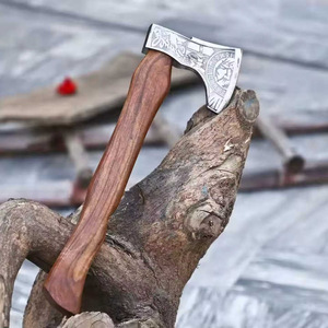 Hacha vikinga de acero al carbono de nuevo diseño de SCL-alta calidad a la venta hacha vikinga de acero al carbono para exteriores personalizada - Product Image 1