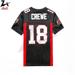 Vêtements de football américain personnalisés, uniformes fabriqués au Pakistan, maillots de fans de football américain de qualité supérieure au design par sublimation en maille - Product Image 6