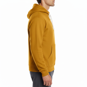 <b>Mens</b> Plaid <b>Hoodie</b> Cotton Pullover Sweatshirt Custom Logo Wholesale OEM Manufacturer - Product Image 3