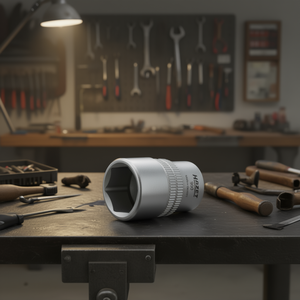 Hazet 1/2'' 6-Point Square <b>Socket</b> with Traction Profile and Knurling - Product Image 3