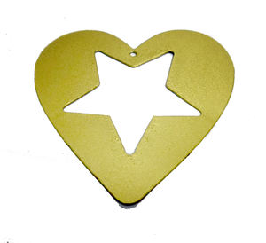 Mayorista Decorativo Hierro Metal Colgante Corazón Pared Decorativo Color Gris Corazón PARA EL Hogar y Decoración de Navidad Hecho a Mano - Product Image 6