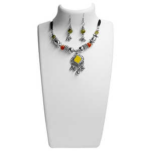 Jeweljunk Fine Jewelry Sets Navratri Special Collier avec perles plaquées or 24 carats 1110960 - Product Image 1
