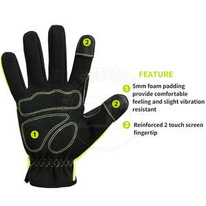 Gants de mécanicien en cuir résistant à la chaleur de haute qualité, antidérapants et imperméables, fabriqués au Pakistan, faible MOQ - Product Image 3