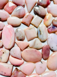 Opale rose naturelle de haute qualité faite à la main coquille de conque reine rose cabochon de pierres précieuses en vrac cabines opale rose - Product Image 3