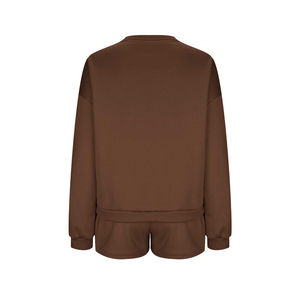 Conjunto de 2 piezas de calidad Premium para mujer, de algodón 100% Material, ligero, de secado rápido, transpirable, conjuntos para mujer, ropa de calle, logotipo personalizado - Product Image 6