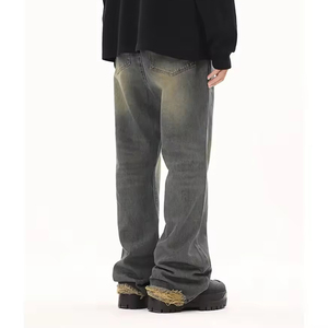 กางเกงยีนส์ซักกรดแบบลำลองทำในปากีสถานกางเกงยีนส์ซักได้ทำตามสั่ง - Product Image 6