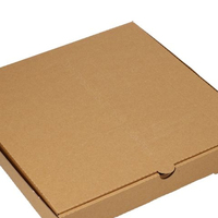 Boîtes à pizza personnalisables en carton ondulé de 2 mm d'épaisseur, durables, gaufrées, pliables, portables, de qualité alimentaire, finition lisse, vente en gros