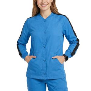 Chaqueta Médica para Mujer al por Mayor, Abrigo Térmico con Botones a Presión, Uniforme de Enfermería para Hospital, Servicio de Logotipo Personalizado, Chaquetas Quirúrgicas - Product Image 1