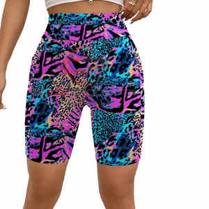 Venta al por mayor personalizado gimnasio deporte Fitness entrenamiento sin costuras buena calidad sublimación mujeres Fitness entrenamiento pantalones cortos Yoga para mujeres - Product Image 2