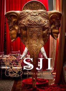 Estatuas Decorativas de FRP para Entrada de Boda, Hermoso Elefante Tradicional para Decoración de Bodas, Eventos y Templos - Product Image 4