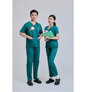 Uniforme Médico Unisex FMF, Conjunto de Uniforme Médico, Tela WFX-CVC, 52% Algodón, 45% Poliéster, 3% Elastano, Detección de Agujas, Hecho en Vietnam - Product Image 5