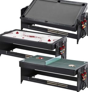 Mesa de Juego 3 en 1 Fat-Catts Po-ckeys, Air Hockey, Billar y Tenis, Última Oferta, en Existencia - Product Image 2