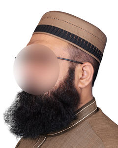 Gorro Kufi Premium Aashun para Hombre, Diseño Islámico Personalizado, Mezcla de Algodón y Poliéster, Calidad de Exportación al por Mayor - Product Image 5