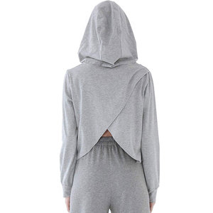 Best Fashion Women's Crop <b>Top</b> Hoodie New Arrival Breathable and Quick Dry Lightweight for <b>Winter</b> Season with Front Logo - Product Image 4
