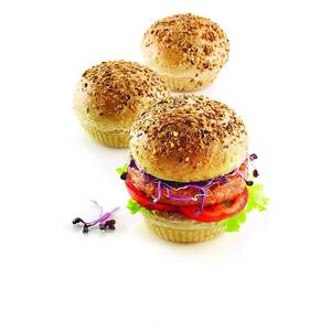 Moule à pâtisserie en silicone pour ustensiles de cuisson Silikomart 8x2cm Burger Bread 21 00 113 0065 - Product Image 3