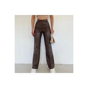 Pantaloni Palazzo in ecopelle con nastro comodo ed elegante - Product Image 2