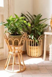 Handmade planters customized handmade decorative Rattan wicker planters stand flower <b>pots</b> stand for indoor outdoor plants <b>pots</b> - Product Image 4