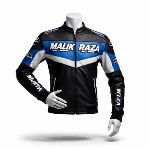 เสื้อแจ็คเก็ตนักขี่จักรยานหนังลดเป็นชั้น - Product Image 3