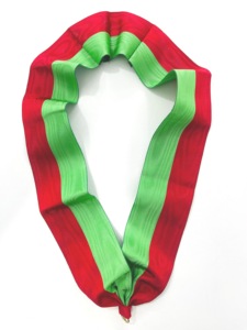 COLLIER REGALIA MAÇONNIQUE VERT ET ROUGE-REGALIA MAÇONNIQUE - Product Image 1
