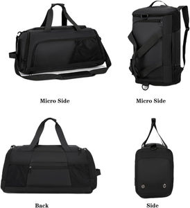 Servicio OEM ODM Diseña tus propias bolsas de lona Diseño versátil Hecho Comodidad Característica Bolsa de equipaje con bolsillos personalizados - Product Image 2