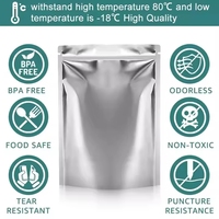 Direct fabricant personnalisé PE PET support fermeture éclair étanche à l'humidité sans odeur gravure sacs en plastique pour chewing-gum en gros