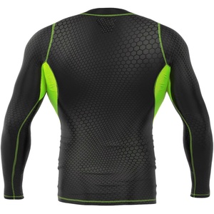 Printed Rash Guard Sublimation Printed Rashguard Mma Rushguard Bjj OEM Mma Rashguard for Men Short Sleeve Rash Guard - Product Image 5