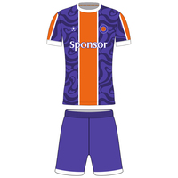 Nouveau design, maillots de football à manches courtes et séchage rapide pour toutes les saisons, ensembles de football à impression personnalisée, uniformes d'hiver et d'été pour hommes