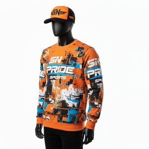 Sweat-shirts pour hommes imprimés personnalisés de qualité supérieure, coupe classique, 100% coton, impression numérique, vente chaude - Product Image 2