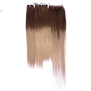 Extensions de Cheveux Humains Vietnamiens de Qualité Supérieure, Lisses Comme des Baguettes, Cheveux Fins de Bébé, Couleur Ombrée, Lot de Bundles avec Closure 2025 – Prix Exceptionnel - Product Image 3