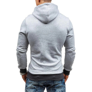 Sudadera con capucha y cremallera de 1/4 para hombre, de algodón 100% de 550 g/m², corte regular, lisa, resistente al viento, manga larga, forro polar, personalizada - Product Image 2