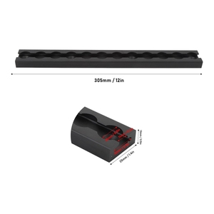 Hậu cần hãng hàng không theo dõi L theo dõi Tie xuống đường sắt Nhôm Xe L theo dõi với lỗ khoan 0.3m xe tải mạnh mẽ giường hệ thống đường sắt hàng hóa - Product Image 4