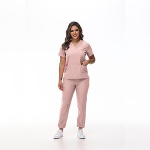 Venta caliente de poliéster suave Hospital Doctor Wear ropa lavable enfermera Scrub Set para mujeres enfermería Scrub uniformes - Product Image 2