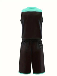 Conjunto de Camiseta y Pantalones Cortos de Baloncesto Unisex Personalizados al por Mayor 2026, Uniforme Deportivo de Equipo, Impresión Personalizada, Transpirable, de Secado Rápido, 180g - Product Image 6