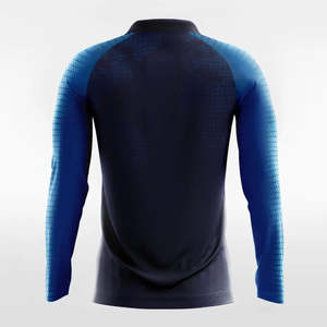 เสื้อเจอร์ซีย์โพลีเอสเตอร์ผู้ชายแบบสั่งทำ - ผู้ผลิตพร้อมส่งขายส่ง - Product Image 3