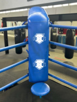 RXN Matériel PU de haute qualité et durable Conception personnalisée RXN CRP-2 Coussin d'angle de ring de boxe avec rembourrage en éponge solide pour l'entraînement