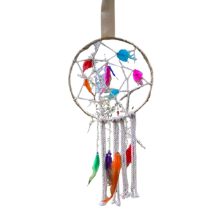 เครื่องดักความฝัน macrame ที่มีสไตล์ออกแบบมาเป็นพิเศษสำหรับตกแต่งผนังอุปกรณ์ตกแต่งบ้านราคาขายส่ง - Product Image 4