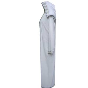 Phụ Nữ Sang Trọng Abaya Jalabiya Jilbab Farasha Thanh Lịch khiêm tốn Hồi Giáo Đảng Satin Tự Nhiên Tầng Chiều Dài Ăn Mặc Truyền Thống Buổi Tối - Product Image 4