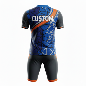 Camiseta de Fútbol Personalizada OEM, Transpirable, 100% Poliéster, Unisex, Manga Corta, Impresión de Logotipo y Nombre del Equipo - Product Image 5