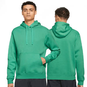 เสื้อฮู้ดแบบสวมหัวสำหรับผู้ชายผ้าฝ้าย100% แขนยาวและมีฮู้ดปกเสื้อสเวตเชิ้ตสีพื้นสำหรับฤดูหนาว - Product Image 6