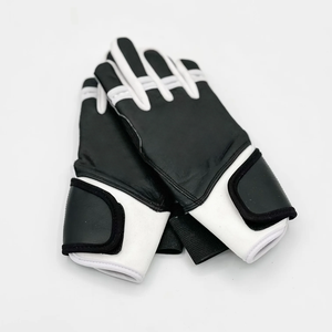 Palma de cuero duradero y agarre superior Guantes de entrenamiento de bateo de béisbol Diseño personalizado Guantes de bateo de béisbol para equipos - Product Image 4