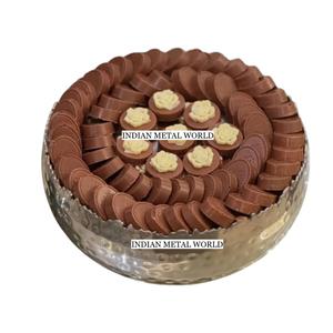 Handcraft Handmade Gold Metal Chocolate Bowl <b>Sweet</b> Dessert Holder For Wedding Parties <b>Gift</b> On-Sale - Product Image 2